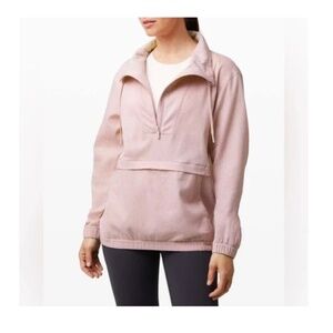 lululemon athletica Lululemon Pack Light Pullover *Packable Dusty Rose